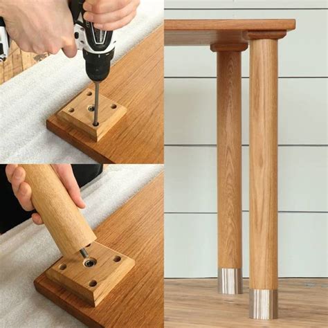 how to mount a table leg